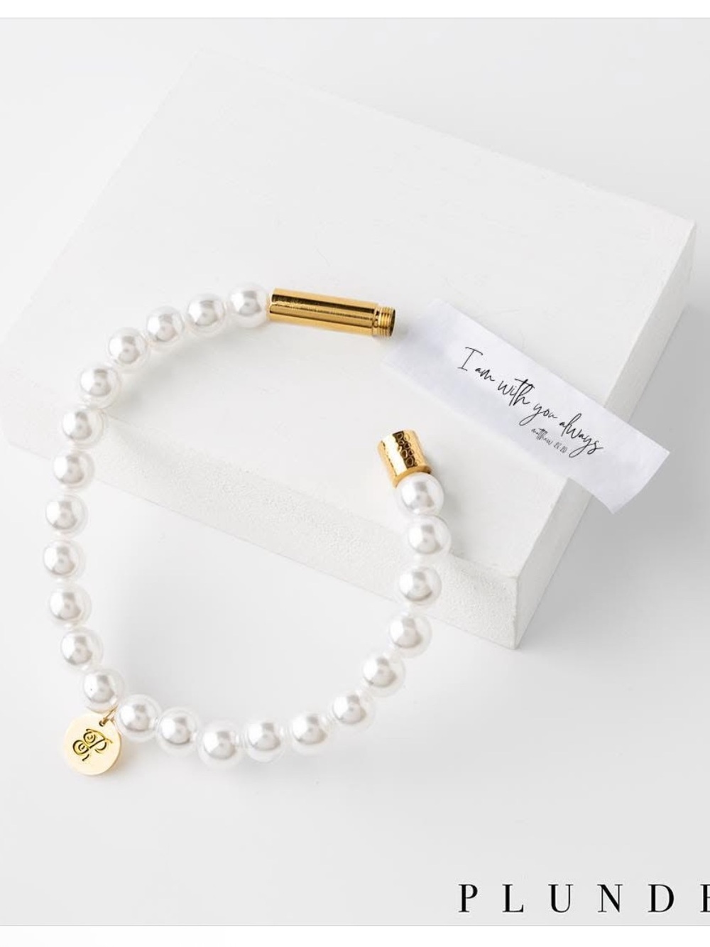prayer bracelet is made with an 18k gold